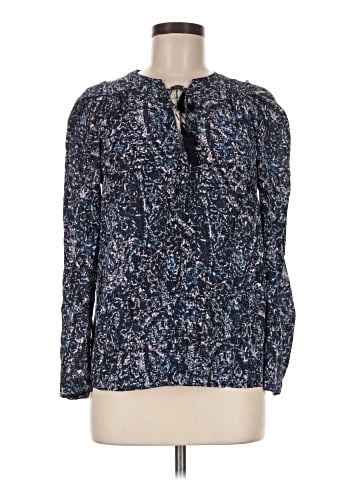 Rebecca Taylor Long Sleeve Silk Top (view 1)