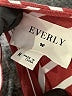 Everly Stripes Red Jumpsuit Size M - photo 4