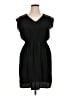 Chances R 100% Polyester Solid Black Casual Dress Size XL - photo 1