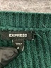 Express Solid Green Pullover Sweater Size S - photo 7