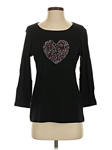 Karen Scott 3/4 Sleeve T-Shirt (view 1)