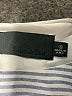 Line & Dot 100% Cotton Gray 3/4 Sleeve Top Size S - photo 7