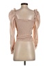 Astr 100% Polyester Tan Long Sleeve Blouse Size XS - photo 2