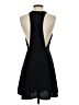 Ecote 100% Polyester Solid Black Cocktail Dress Size 4 - photo 2