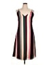 Lulus 100% Polyester Stripes Brown Casual Dress Size XL - photo 1