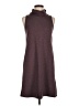 Leith Solid Burgundy Casual Dress Size M - photo 1