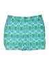 Talbots Print Blue Shorts Size 8 - photo 1