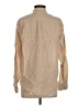 Hartford 100% Linen Tan Long Sleeve Button-Down Shirt Size 4 (0) - photo 2