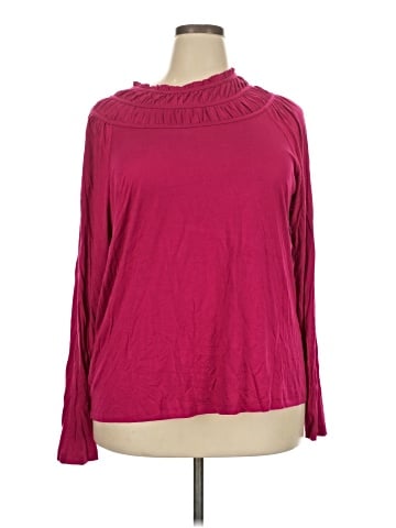 Ann Taylor LOFT Outlet Long Sleeve Blouse (view 1)