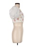 Zara White Short Sleeve Blouse Size M - photo 4