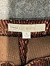 Flat White Metallic Gold Burgundy Casual Pants Size S - photo 7