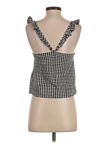 Madewell Ruffle-Strap Cami Top in Gingham Check (view 2)