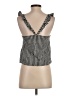 Madewell Black Ruffle-Strap Cami Top in Gingham Check Size 00 - photo 2