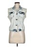 Mudd 100% Cotton Blue Denim Vest Size M - photo 1