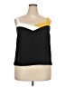 Halogen 100% Polyester Black Sleeveless Blouse Size XL - photo 1