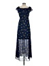 Betsey Johnson 100% Polyester Stars Blue Casual Dress Size 2 - photo 2