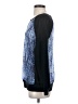 DKNY Jeans 100% Polyester Blue Long Sleeve Blouse Size XS - photo 5