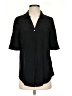 J.Crew 100% Silk Black Short Sleeve Silk Top Size XS (tall) - photo 1