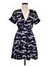 Louche 100% Polyester Paisley Blue Casual Dress Size 6 - photo 1