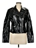 Topshop Metallic Black Jacket Size 6 - photo 1