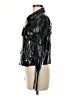 Topshop Metallic Black Jacket Size 6 - photo 5