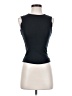 Topshop Black Sleeveless T-Shirt Size 0 - photo 1