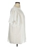 Cato 100% Polyester Ivory Short Sleeve Blouse Size XL - photo 4