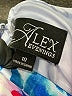 Alex Evenings 100% Polyester Floral Blue Cocktail Dress Size 10 - photo 7