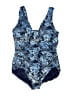 Lands' End Paisley Blue One Piece Swimsuit Size 10 - photo 1