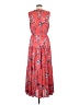 DR2 100% Polyester Floral Red Casual Dress Size M - photo 2