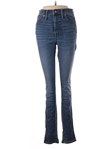 Madewell Tall 10" High-Rise Skinny Jeans in Danny Wash: TENCEL&trade; Denim Edition (view 1)