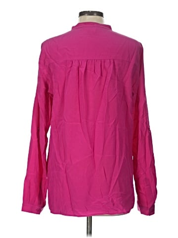 Diane von Furstenberg Long Sleeve Silk Top (view 2)