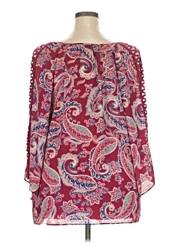 Zac & Rachel 3/4 Sleeve Blouse (view 2)