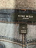 Nine West Chevron-herringbone Blue Jeans Size 10 - photo 7