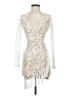 AX Paris 100% Polyester Ivory Cocktail Dress Size 6 - photo 1
