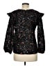 Hunter Bell 100% Polyester Black Long Sleeve Blouse Size 8 - photo 2