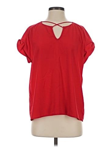 Blue Rain Short Sleeve Blouse (view 1)