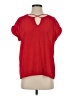 Blue Rain 100% Polyester Red Short Sleeve Blouse Size S - photo 1