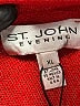 St. John Red Sleeveless Top Size XL - photo 7