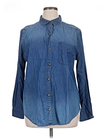 SO Long Sleeve Button-Down Shirt (view 1)