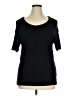 Peruvian Connection 100% Viscose Black Short Sleeve Top Size XL - photo 1