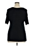 Peruvian Connection 100% Viscose Black Short Sleeve Top Size XL - photo 2