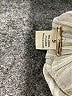 Magaschoni Stripes Tan Silver Linen Pants Size S - photo 7