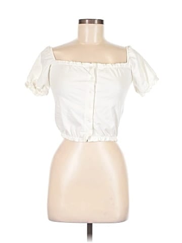 Brandy Melville Short Sleeve Blouse (view 1)