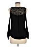 Rewind Black Long Sleeve Blouse Size M - photo 2