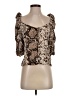 Buddy Love 100% Polyester Brown 3/4 Sleeve Blouse Size S - photo 1