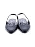 Manolo Blahnik 100% Leather Black Blue Flats Size EU 39 - photo 2