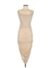 showpo Metallic Tan Cocktail Dress Size 6 - photo 1