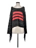 Volcom Stripes Black Poncho Size S - photo 1