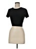 Justify Black Short Sleeve Top Size M - photo 1